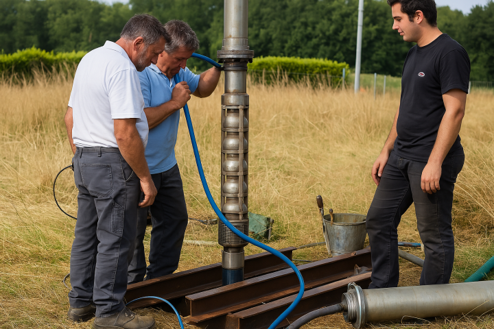 Pose des équipements de forage Orléans
